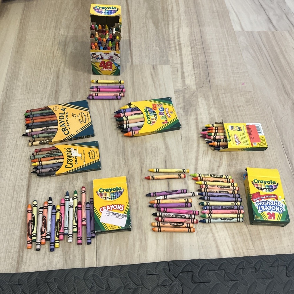 Mix Of Crayola, Binney And Smith Brand Crayons,‎ Dandelion Color